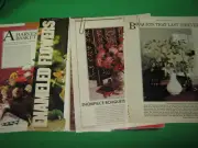 Floral Crafts Instructions 4 Magazine Articles- Flower Making