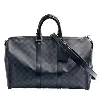 在飛比找Yahoo奇摩購物中心優惠-LV N41418 KEEPALL BANDOULIÈRE 