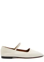 Atp Atelier Petina Mary Jane Leather Flats - White - 40 (IT40/ UK7) 40 (IT40/ UK7)