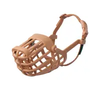 Baskerville Classic Basket Muzzle Dog Beige