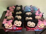 17 NWT 8" Disney Valentine Squishmallows 6 Minnie 7 Mickey 4 Stitch