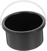 Mikinona 1pc Wax Pot Wax Machine Wax Beads Wax Melts Burners Hive Wax Heater Wax Burner Stripless Wax Cordless Wax Melt Warmer Wax Melt Holder Cup Melter Kit Applicator Plug Aluminum Black