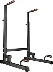fitnessLAB Dip Stand Heavy Duty Dip Station Adjustable Dip Parallette Push Bar