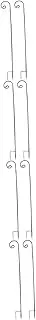 BESPORTBLE 4sets Shepherd Hook Garden Pole Stand Outdoor Stand Pole Plant Shepherd Hook Outdoor Shepherds Hook Bird Feeders Shepherd Hooks Garden Stake Hangers 2pcs*4