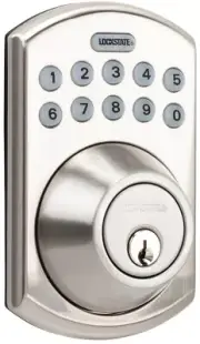 NEW LockState RemoteLock Residential Wifi Deadbolt Smart Lock Satin Chrome