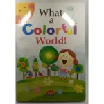 寰宇迪士尼美語 WHAT A COLORFUL WORLD 硬頁書 二手書 英文繪本