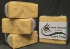 Lemon Poppyseed Grass-fed Tallow Homemade Artisan Soap