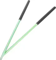 FRCOLOR 1 Pair Metal Drum Sticks Comfortable Grip Percussion Mallets for Drumming Practice Concerts and Band Performances Durable Slip Design Finishes
