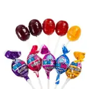 918774 20 x 18.4g LOLLIPOP CHARMS BURSTING BERRY BLOW POP HARD SWEET BUBBLE GUM