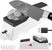 Electric Cutter Sharpener,Electric Blade Sharpener,Professional Electric Cutter Sharpener,5 Seconds Fast Sharpening Electric Blade Sharpener for Kitchen (Upgraded Model)