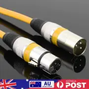 3Pin XLR Male to XLR Female Multi-Shielding Audio Adapter Cable for Microphone