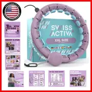 Durable ABS XXL Weighted Hula Hoop - Perfect for Fun Fitness and Weight Loss