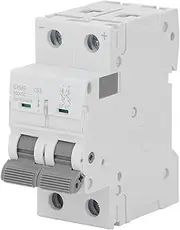 Circuit Breaker Mini 2P MCB Air Switch Overload Circuit Breaker Protector DC 500V 63A for Home Office