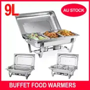 9L 304 Insulated Food Warmer Bain Marie Food Warmer Buffet Warmer Chafing Dish