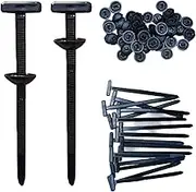 Nylon Universal Cable Tie Buckle, (30/50/100Pcs) Upgrade Multipurpose Plastic Cable Ties Tool Heavy Duty Self Locking Nylon Zip Ties,UV Resistant Black Zipties for Car Daily Repair (30)