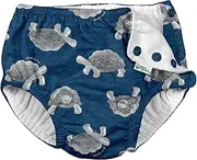 [green sprouts] i play. Boys Swim Diaper, Navy Tortoises, 6 Months