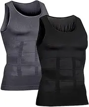 [Generic] Shaperluv for Men, 2025 New Shaperluv Tank 2.0 Mens Big and Tall, Compression Shirt Men