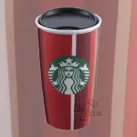 STARBUCKS 台灣星巴克 2018 聖誕節 耶誕紅杯雙層馬克杯 12OZ 耶誕節交換禮物 紅女神LOGO 雙層杯