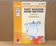 Bb Clarinet - First Division Band Book Method Part 3 New Old Stock
