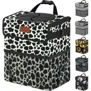 Vankor Car Trash Can for Car Cute Bag Bin Hanging Waterproof Automotive Car Garb