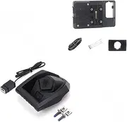 Motorcycle Navigation Bracket Navigation Bracket Wireless USB Charging Port Phone Holder for Y&amaha N-MAX 125 N-MAX 155 X-MAX 125 X-MAX 300 2018-2021 Phone Mount (Color : 22mm Wireless Holder)