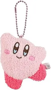 Tees Factory Kirby HK-5541688KB Fluffy Cleaner Mascot Kirby H9.1 x W 8.6 x D 2.5 cm