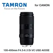 TAMRON 100-400mm F4.5-6.3 Di VC USD A035E for Canon Full size compatible NEW