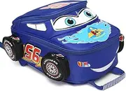 [C_EDITION] 3D Car Backpack Back to School Waterproof Rucksack Bookbag for Kids Children Boy (M/37 * 28 * 11cm, Blue)