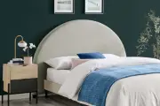 Brosa Arch Bed Head (Cloud Grey, Queen), Headboards & Footboards, Furniture