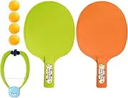 Table Tennis Trainer, Adjustable PingPong, PingPong Trainer Set, Pingpong Doorway Game, Hanging Table Tennis, Adjustable PingPong Trainer Portable and Compact Design for Door Frame Parent Child