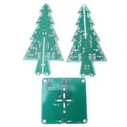 3D Christmas Tree Circuit Kit LED Stereo Christmas Tree Holiday Decor 7 Colors