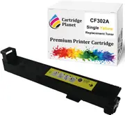 Yellow Compatible Toner Cartridge Replacement for HP 827A CF302A (32,000 Pages) for HP Color Laserjet Enterprise M880z M880z+ M880z+ NFC