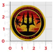 MARINE CORPS MWSS-174 AIRFIELD OPERATIONS EMBROIDERED HOOK & LOOP PATCH
