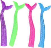 Supple Finger Puppet Mermaid Tail Boys and Girls Storytelling Toys Interactive Finger Puppet Set for 1-3 Years Random