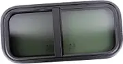 JicSuXi RV Sliding Window Cargo Trailer Window 50x30cm Trailers Stable Campers Accessories