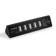 MBEAT 7-Port USB 3.0 & USB 2.0 Hub with 2.1A Smart Charging Function - Lightning Speed USB 3.0 Data Transfer Technology
