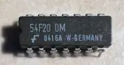 Fairchild 54F20DM 54F20 Dual 4 Input NAND Gate - NOS