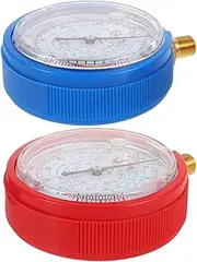 1 Pair Car Air Conditioner Pressure Gauge Set AC High Low Pressure Meter for Charging