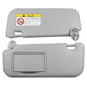 Car Sun Visor for 2014 2015 2016 2017 74320-02B21 74310-02K91 with Mirror Auto Accessories Gray Grey