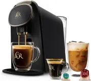 L'OR Barista System Coffee Maker Espresso Machine Combo by Philips Black/Champag