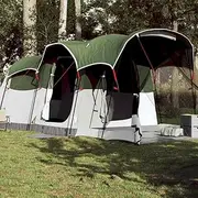 Family Tent Tunnel, Waterproof Outdoor Camping Tents, Portable Shelter for Beach, Backpacking, Hiking, Parties – Sleeps 8, Green