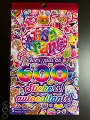 LISA FRANK STICKER PAD, OVER 600 STICKERS! BRAND NEW! CREATIVE SCRAP BOOKING FUN