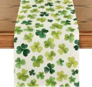 Artoid Mode Shamrock St. Patrick's 13" x 72", Table Runner, Green