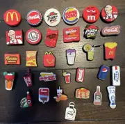 Croc Charms -Food, Candy, Soda, & Drink Charms*