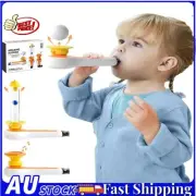3-in-1 Montessori Toy for Toddler with Whistle,Ball Blowing, Floating Blow Balls