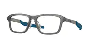 Oakley OY8030F QUAD OUT Kids Asian Fit 803002 Kids' Glasses Grey Size 48 - Private Health Rebate - Blue Light Block Available