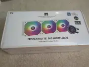 Lian Li Frozen Notte White ARGB AIO Water Cooler For ryzen 7000 9000 Intel 1700