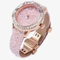 在飛比找momo購物網優惠-【Galtiscopio 迦堤】璀璨星鑽系列粉紅佳人手錶-4