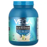 Vega, Organic Plant-Based Protein, Premium All-In-One Nutrition, French Vanilla , 3 lb 10.1 oz (1.6 kg)