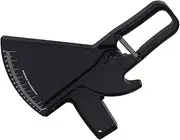 Body Fat Measurement Tool - Fat Percentage Measure and Fat Measuring Caliper Device for Males and Females - Choice of Colors, Black